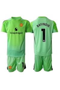 Manchester United Altay Bayindir #1 Maalivahti Jalkapallovaatteet Lasten Kolmas peliasu 2025-26 Lyhythihainen (+ Lyhyet housut)